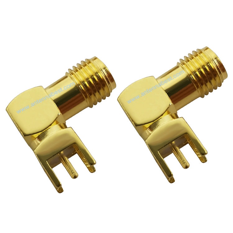swept right angle sma connector swept right angle sma connector